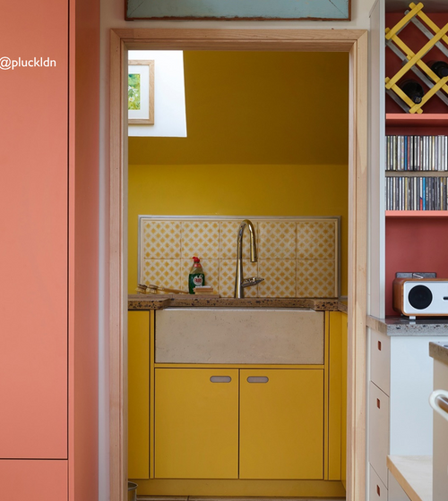 Neisha Crosland Atlas Star Anise Buttercup Handmade Kitchen Tiles Neisha Crosland Atlas Star Anise Buttercup Handmade Kitchen Tiles
