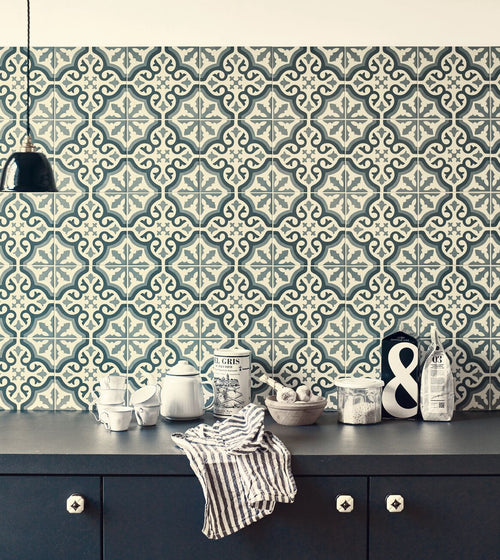Abbey Wrightington Patterned Porcelain Tile Patterned Floor Tiles