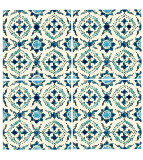 Andalucia Morena 20 x 20 Patterned Tile Blue Kitchen Tiles Andalucia Morena 20 x 20 Patterned Tile Blue Kitchen Tiles Andalucia Morena 20 x 20 Patterned Tile Blue Kitchen Tiles