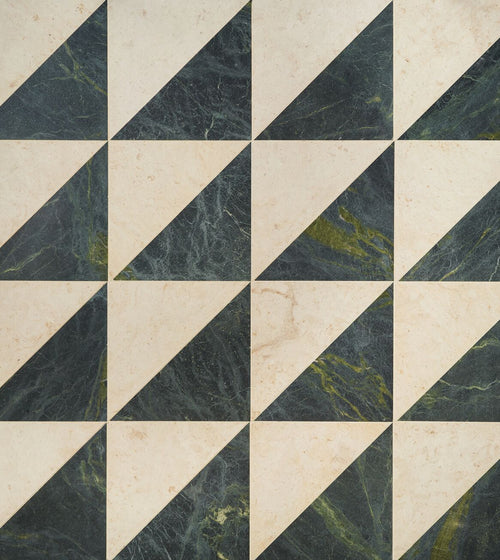 Blends Tarla Triangle Marble Tile Kitchen Tiles