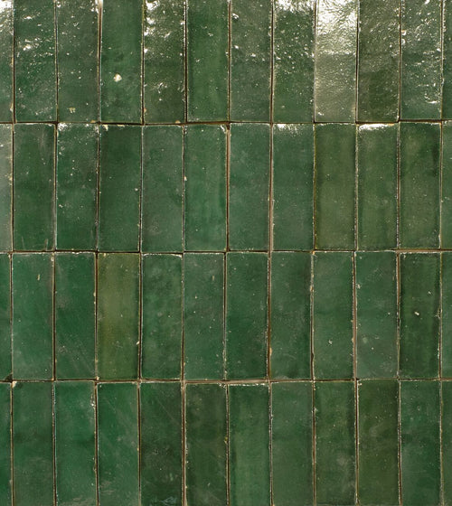 Medina Moss Green Rectangle Handmade Moroccan Zellige Tile Living Room Tiles Medina Moss Green Rectangle Handmade Moroccan Zellige Tile Living Room Tiles