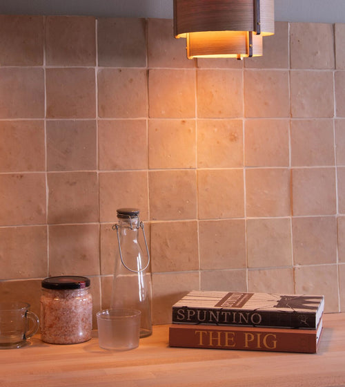Medina Raw Square Handmade Moroccan Zellige Tile Rustic Floor Tiles