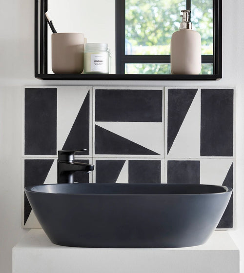 Bert & May Split Shift Old Iron Porcelain Tile Black & White Wall Tiles Bert & May Split Shift Old Iron Porcelain Tile Black & White Wall Tiles Bert & May Split Shift Old Iron Porcelain Tile Black & White Wall Tiles
