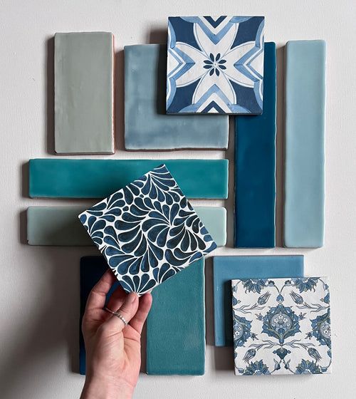 Kelmscott Standen Blue Patterned Tile Worktop Tiles Kelmscott Standen Blue Patterned Tile Worktop Tiles Kelmscott Standen Blue Patterned Tile Worktop Tiles