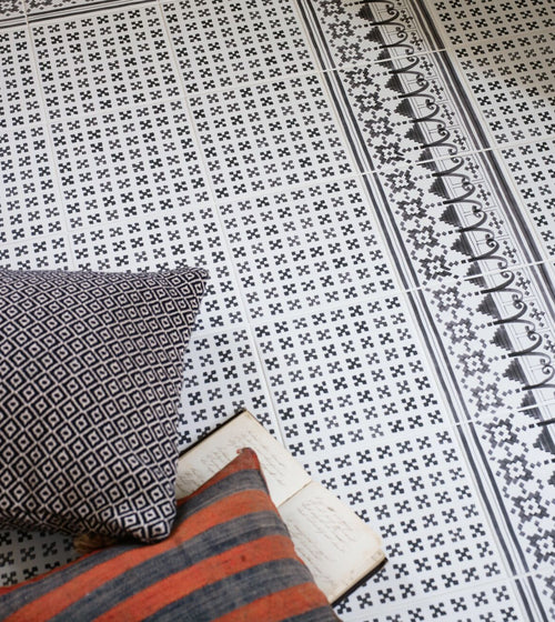 Casino Dealer Patterned Border Patterned Floor Tiles Casino Dealer Patterned Border Patterned Floor Tiles