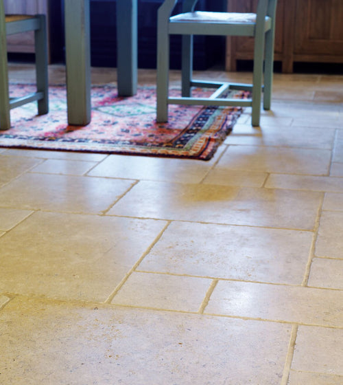 Cathedral Antique 20 x 20 Limestone Kitchen Tiles
