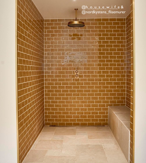 Carnival Oro Yellow Glazed Tile Splashback Wall Tiles