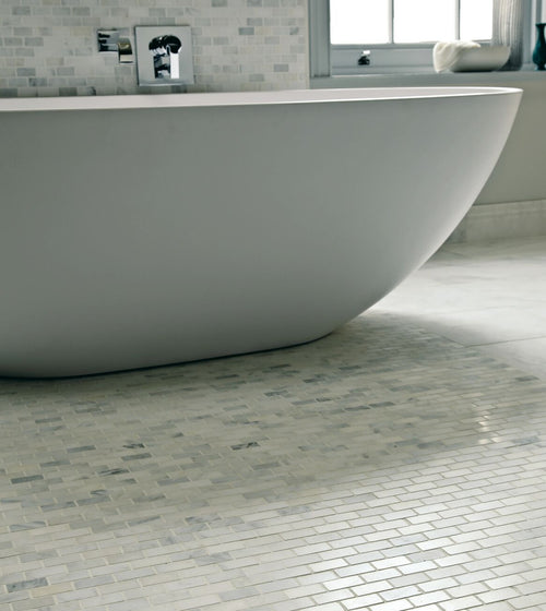 East Hampton Brick Marble Mosaic Mosaic Floor Tiles