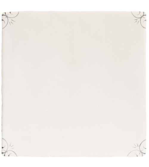 English Delft Charcoal Matt Corner Tile English Craft Kitchen Tiles