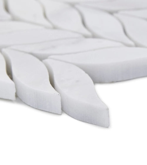 East Hampton Willow Leaf Marble Mosaic Mosaic Floor Tiles East Hampton Willow Leaf Marble Mosaic Mosaic Floor Tiles