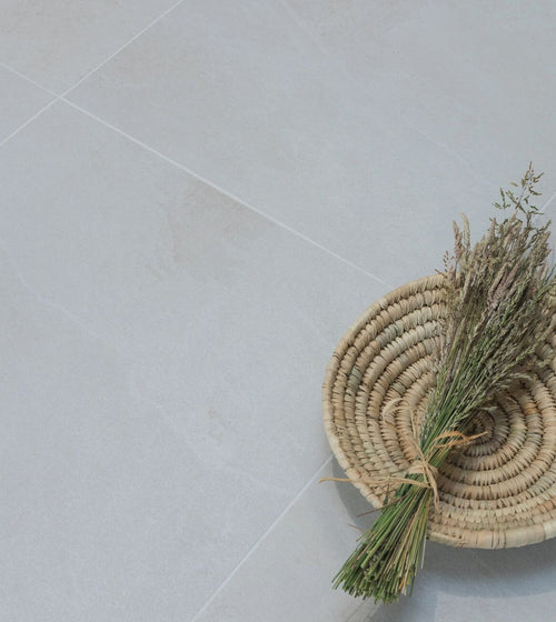 Shale Rectangular Slate Effect Tile White Kitchen Tiles