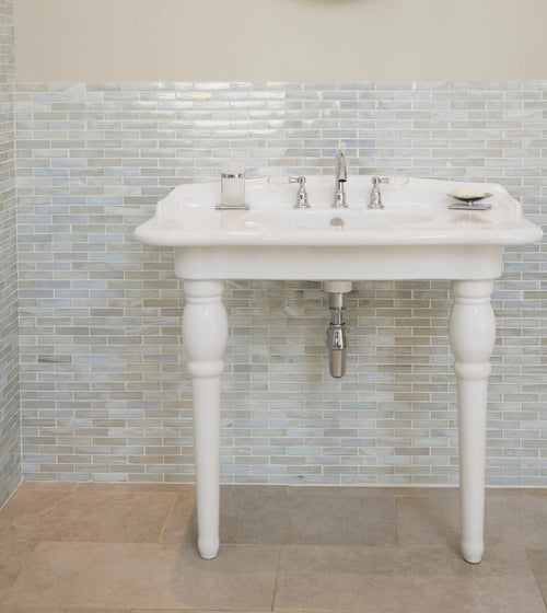 Malacassa Oasis Brick Glass Mosaic Mosaic Kitchen Tiles