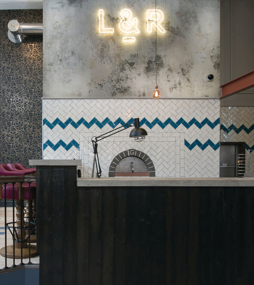 Forecast Fair Isle Rectangle Glazed Tile Splashback Wall Tiles