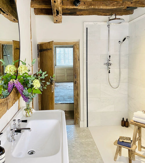 East Hampton Marble Tile 30x60 White Floor Tiles