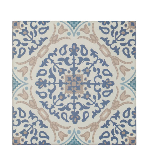 Nina Campbell La Moulade Indigo Porcelain Tile  Nina Campbell La Moulade Indigo Porcelain Tile  Nina Campbell La Moulade Indigo Porcelain Tile