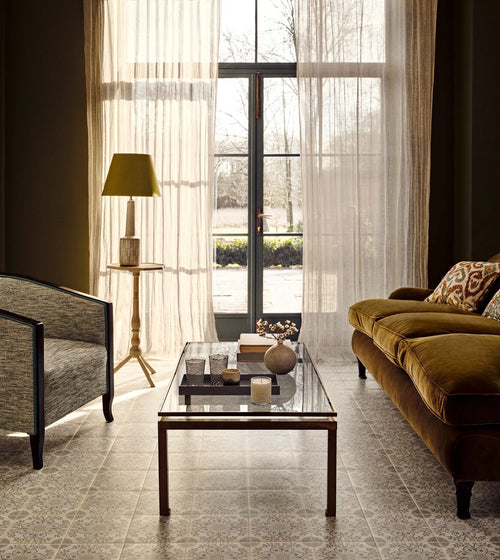 Nina Campbell Topkapi Aqua Porcelain Tile Patterned Floor Tiles Nina Campbell Topkapi Aqua Porcelain Tile Patterned Floor Tiles