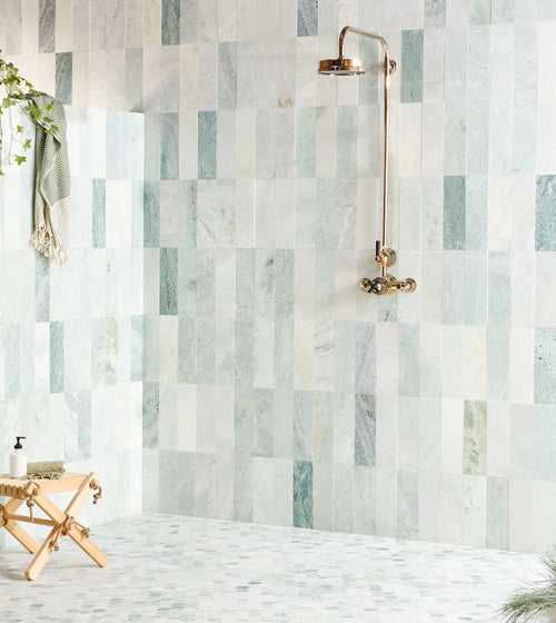 North Haven Rectangle Marble Tile 10x30 Green Floor Tiles North Haven Rectangle Marble Tile 10x30 Green Floor Tiles