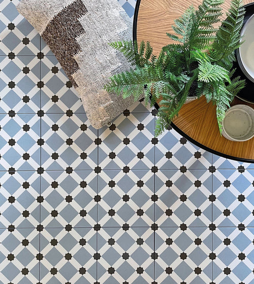 Patisserie Hevin Blue Patterned Tile Patterned Floor Tiles Patisserie Hevin Blue Patterned Tile Patterned Floor Tiles