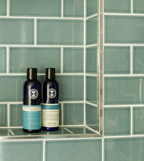 Retro Metro Green Park 7.5 x 15 Glazed Tile Splashback Wall Tiles