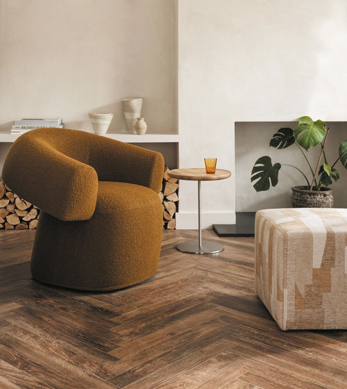 Southwold Walnut Herringbone Wood Effect Tile Herringbone Tiles
