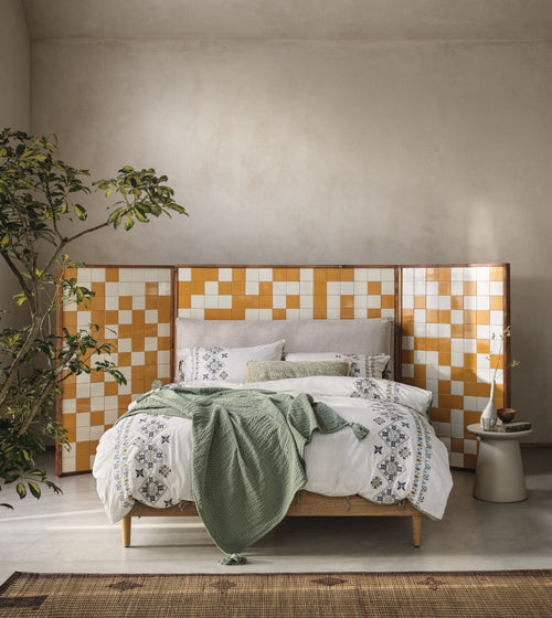 Andalucia Cream Glazed Tile Modern Kitchen Tiles