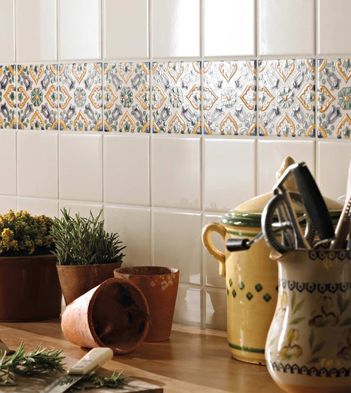 Andalucia Cream Glazed Tile Modern Kitchen Tiles Andalucia Cream Glazed Tile Modern Kitchen Tiles