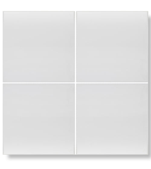 Andalucia White Glazed Tile 20cm Modern Kitchen Tiles