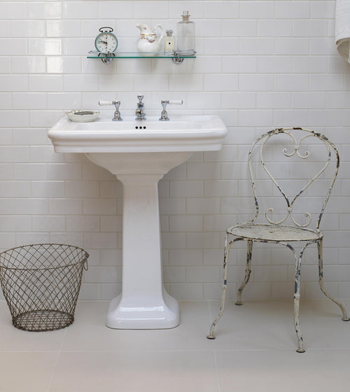 Architecture White Gloss 7.5 x 15 Modern Kitchen Tiles