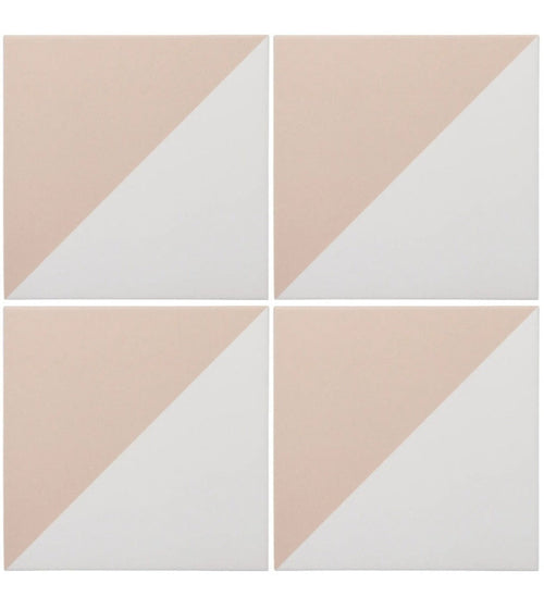 Bert & May Pearl Alalpardo Porcelain Tile Red and Pink Wall Tiles