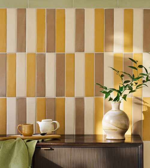 Balance Olive Brick Tile Kitchen Tiles