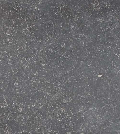 Belgian Bleu Tumbled and Light Pillow Edge, Honed Limestone Kitchen Tiles