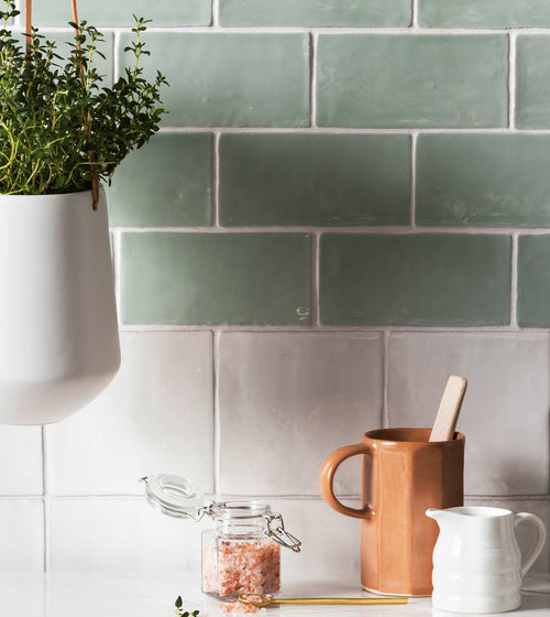 Forecast Rockall Rectangle Glazed Tile Splashback Wall Tiles