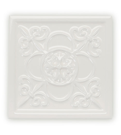 Giralda Cascara Cream Decor Glazed Tile Grey Wall Tiles