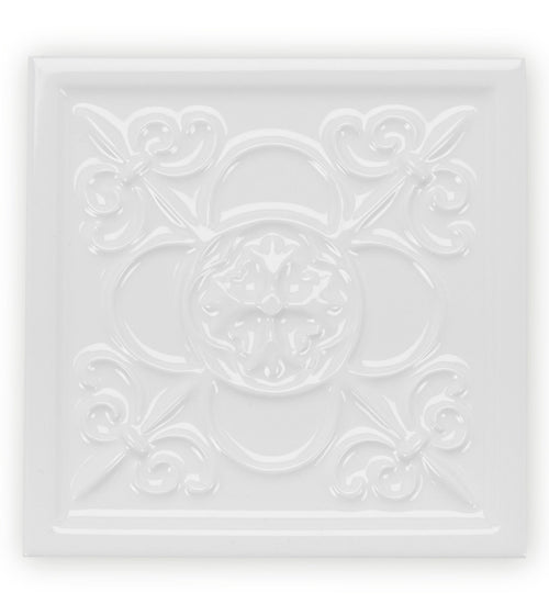 Giralda Hielo White Decor Glazed Tile Kitchen Tiles