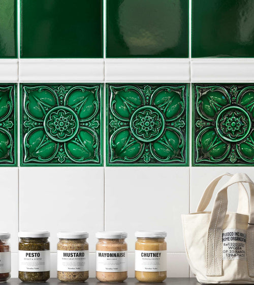 Empress Beatrice Malachite English Craft Bathroom Tiles Empress Beatrice Malachite English Craft Bathroom Tiles Empress Beatrice Malachite English Craft Bathroom Tiles