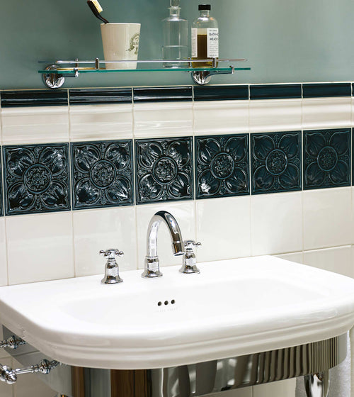 Empress Beatrice Tourmaline English Craft Bathroom Tiles Empress Beatrice Tourmaline English Craft Bathroom Tiles Empress Beatrice Tourmaline English Craft Bathroom Tiles