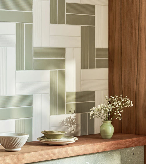 Levante Ridge Sage Kitchen Wall Tiles
