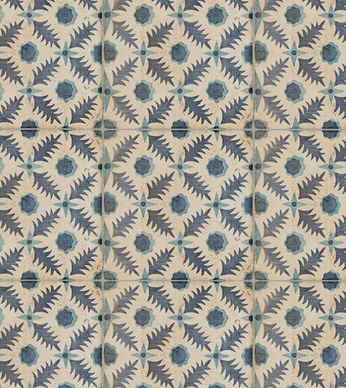 Neisha Crosland Atlas Pine Flower Indigo Blue Floor Tiles Neisha Crosland Atlas Pine Flower Indigo Blue Floor Tiles Neisha Crosland Atlas Pine Flower Indigo Blue Floor Tiles