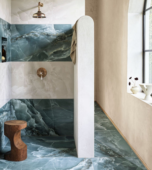 Onyx Green Polished Marble Effect Tile 60 x 120 Ranges/Onyx Onyx Green Polished Marble Effect Tile 60 x 120 Ranges/Onyx