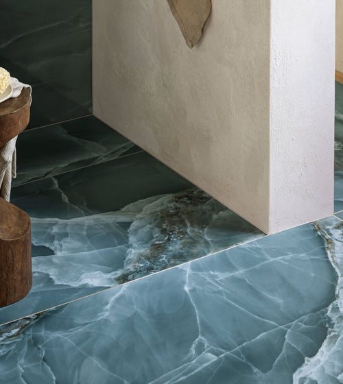 Onyx Green Polished Marble Effect Tile 60 x 120 Ranges/Onyx