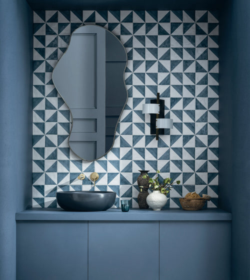 Capri Ocean Hand Painted Tile Kitchen Tiles