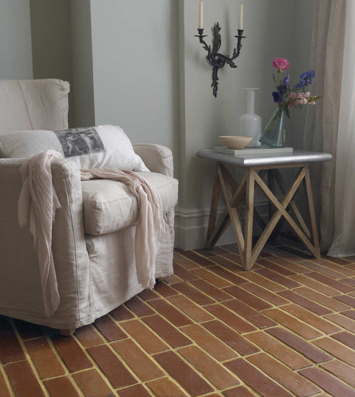 Reclaimed Terracotta Rectangle Tile 7.5x30 Terracotta Floor Tiles