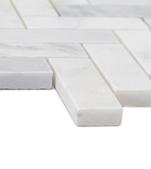 East Hampton Harbour View Herringbone Marble Mosaic Mosaic Floor Tiles East Hampton Harbour View Herringbone Marble Mosaic Mosaic Floor Tiles