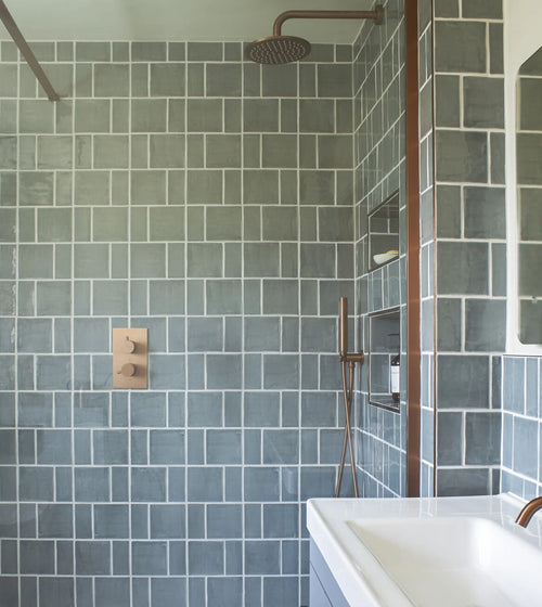 Jaipur Dartmouth Green Square Glazed Tile Kitchen Tiles