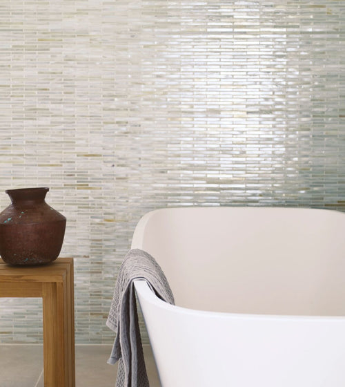 Arabian Sea Pasni Glass Mosaic Glass Kitchen Tiles