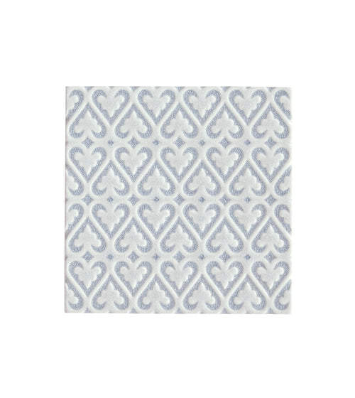 Alhambra Blue Decor 2 15 x 15 Bathroom Tiles