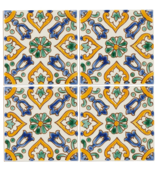 Andalucia Medina Patterned Tile Handpainted Bathroom Tiles