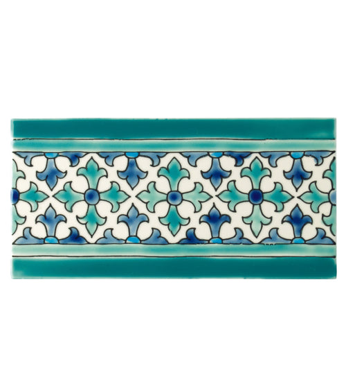 Andalucia Morena Patterned Border Bathroom Wall & Floor Tiles