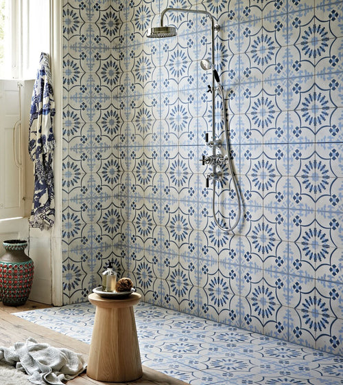 Bert & May Bolonia Navy Porcelain Tile Kitchen Tiles