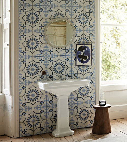 Bert & May Bolonia Navy Porcelain Tile Kitchen Tiles